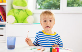 Child struggling with reading